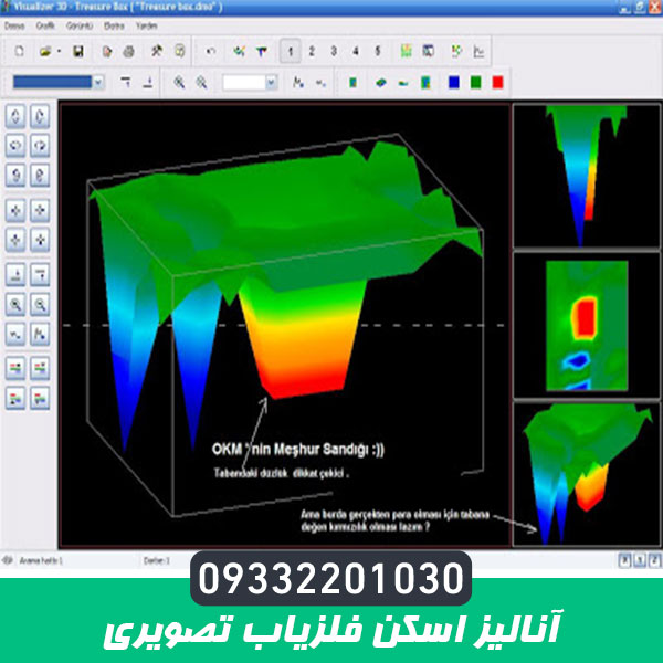 آنالیز اسکن فلزیاب تصویری