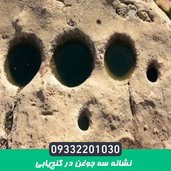 نشانه سه جوغن در گنج‌یابی